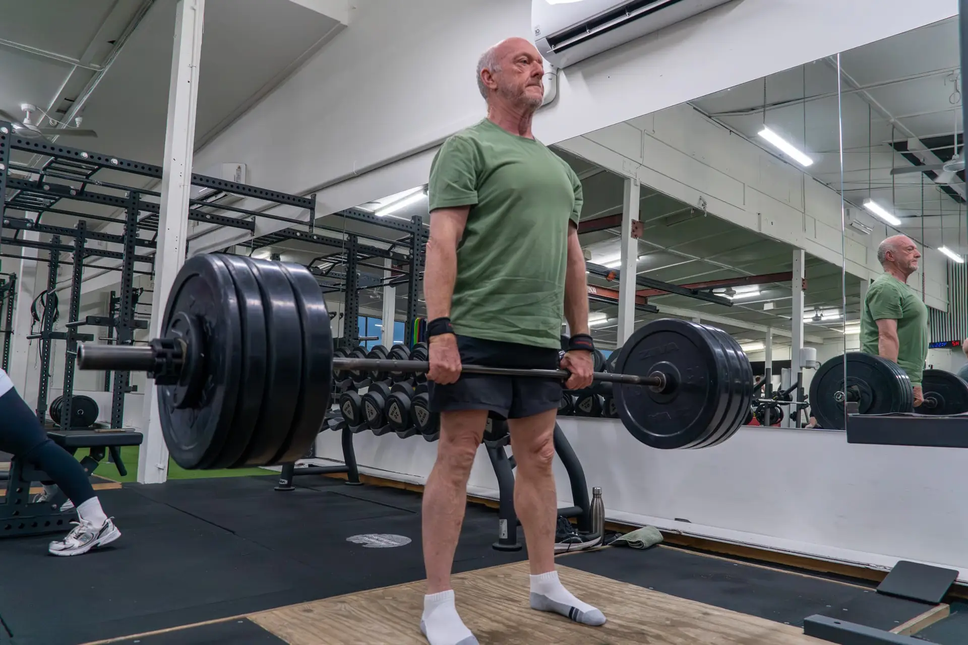 Patrick deadlifting at Catalyst Training Co Randwick