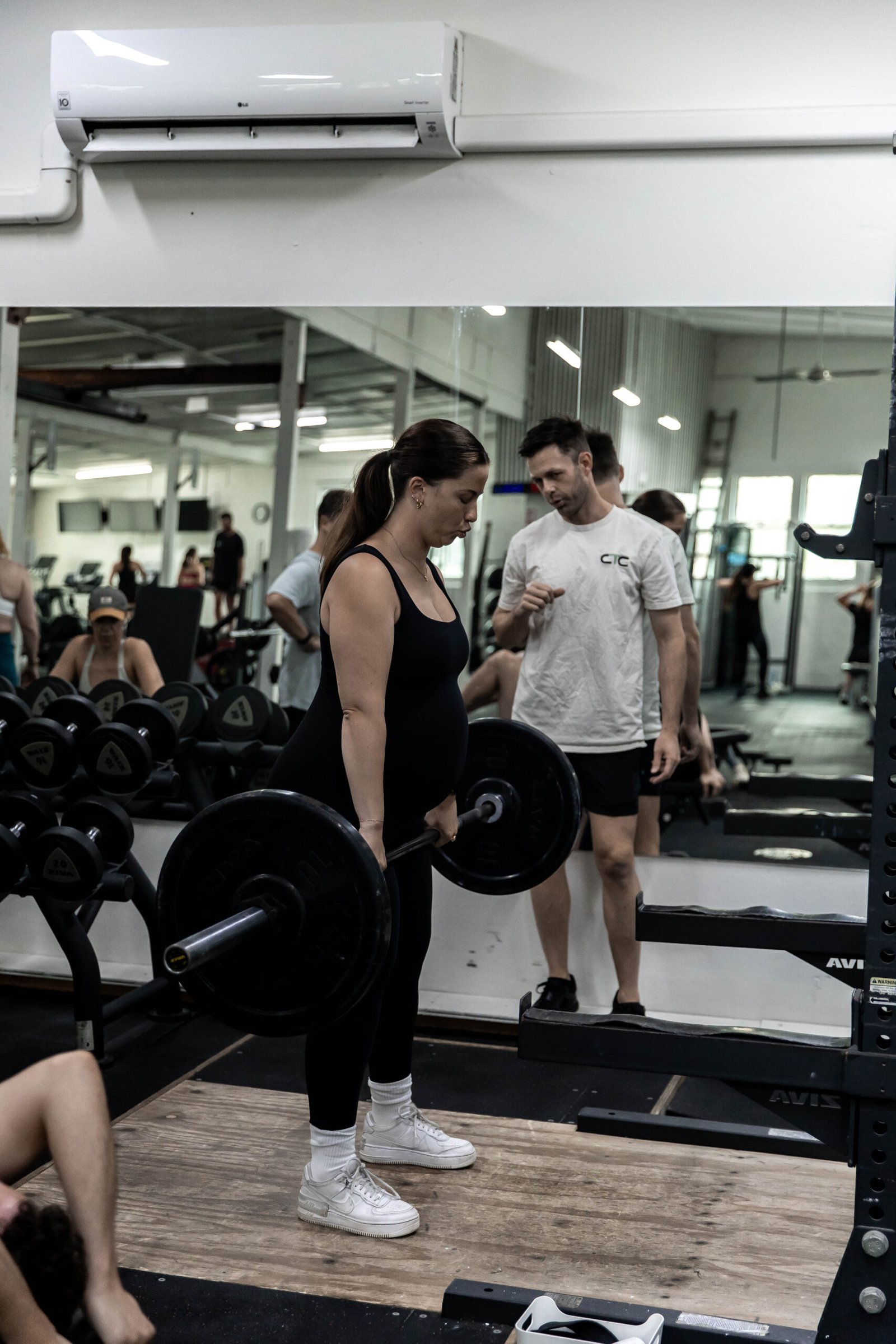 Ariella training during pregnancy at Catalyst Training Co Randwick