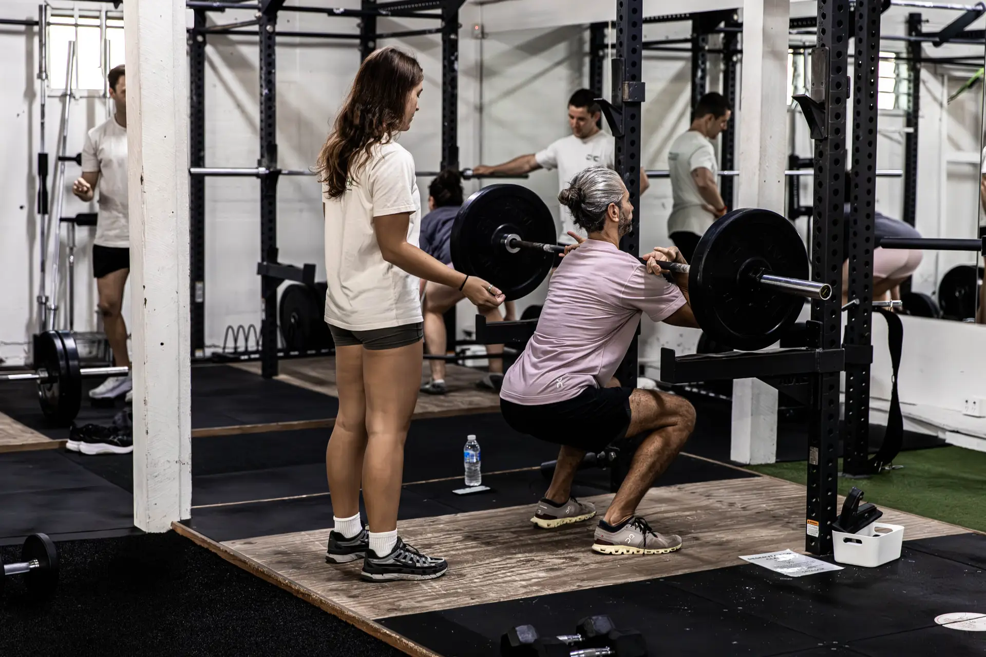 A coached strength session at Catalyst Training Co Randwick